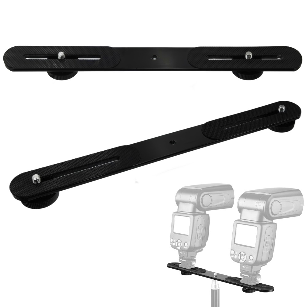 Photography Lighting Diagram - Dual Flash Bracket 1/4'' Screw Hot