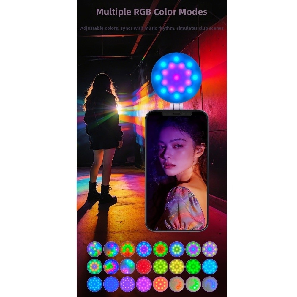 Photography Lighting Color - 3000-6500K Portable Mini Fill Light Magnetic