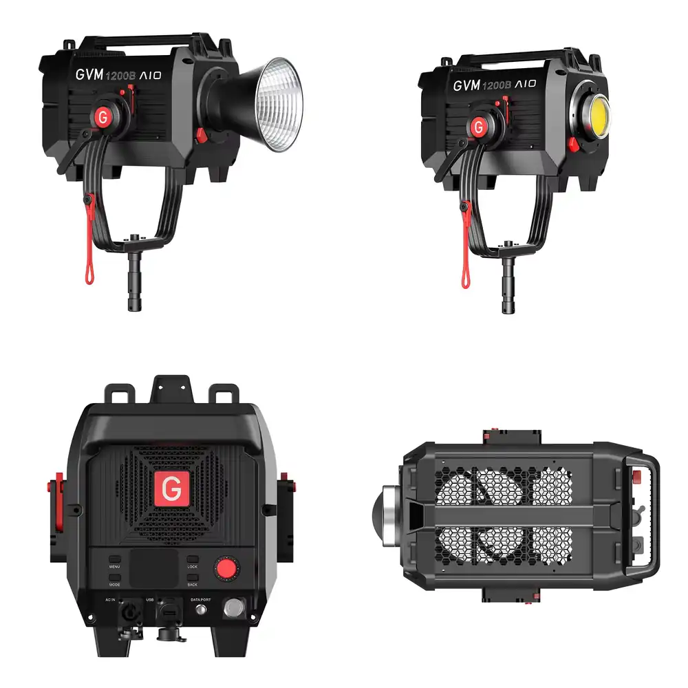 Photography Lighting Color - GVM SD1200B AIO 1200W Photography COB
