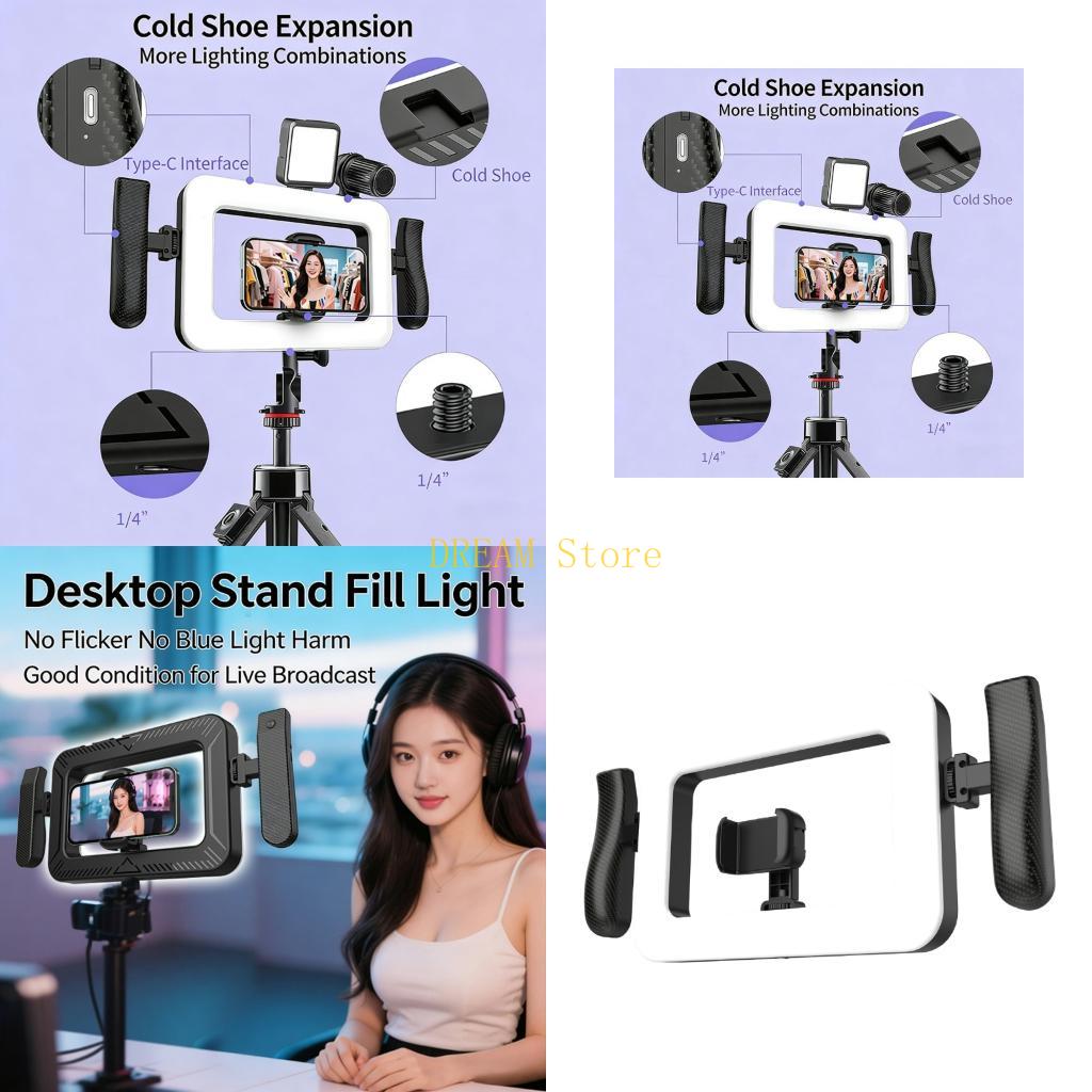 Photography Lighting Color - Adjustable Brightness Color Temperature Rings Light