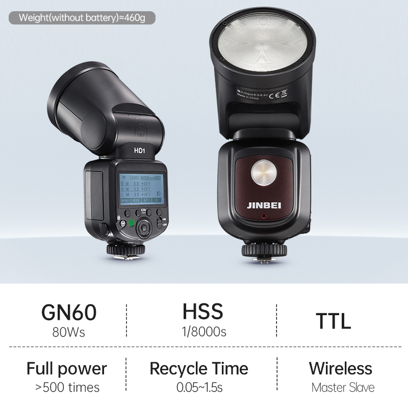 JINBEI HD-1Round-head HSS Spee - Lighting In Photography recension och pris