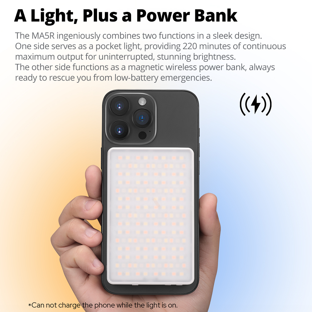 Godox MA5R Magnetic Charging F - Photography Lighting Design recension och pris