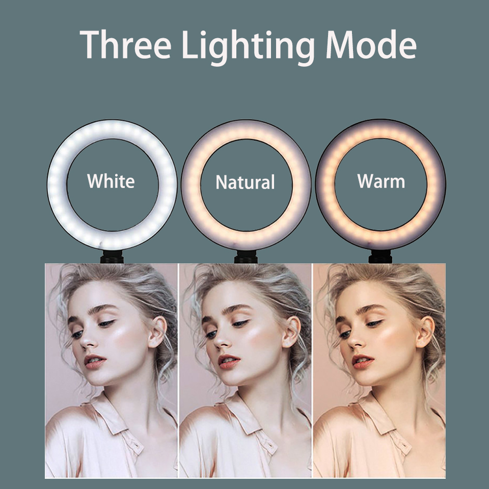 6inch Ring Light with Tripod L - Photography Lighting Overhead recension och pris