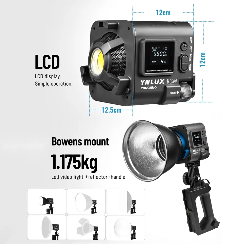YONGNUO YNLUX100 100W 3200K-56 - Lighting In Photography recension och pris