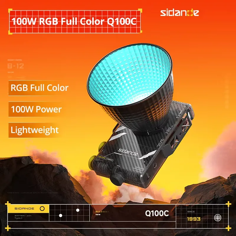 Brand For Sidande Q100C Q100Li - Photography Lighting Color recension och pris