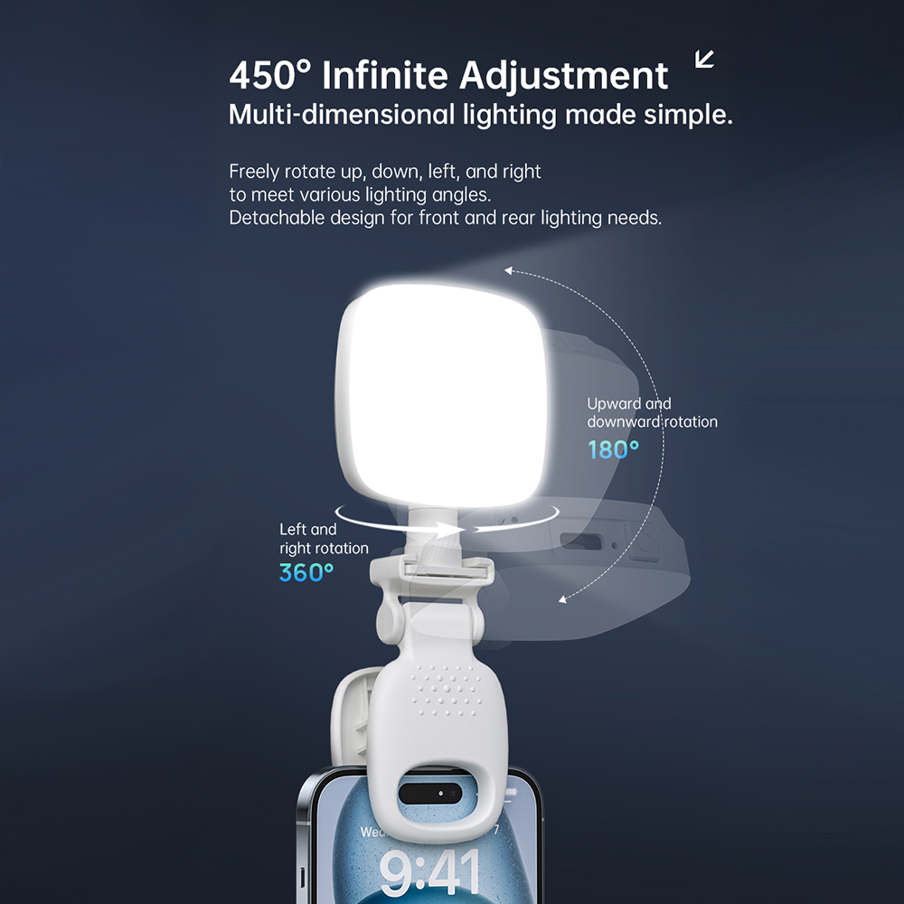 Portable LED Selfie Light Came - Photography Lighting Diagram recension och pris
