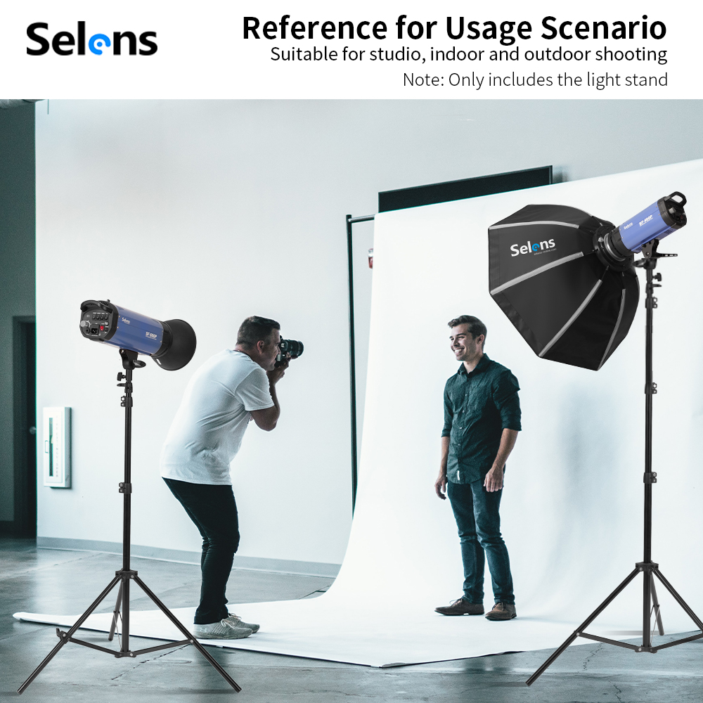Selens 2.2~3.95m Air-Cushion L - Photography Lighting Mount recension och pris