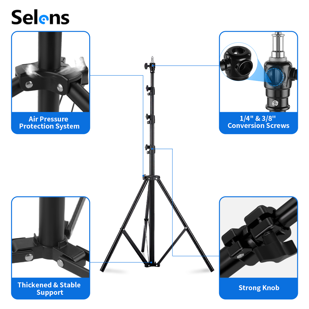 Selens 2.2~3.95m Air-Cushion L - Photography Lighting Mount recension och pris