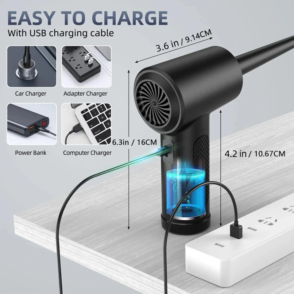 Electric Wireless Air Duster C - Photography Lighting Diagram recension och pris