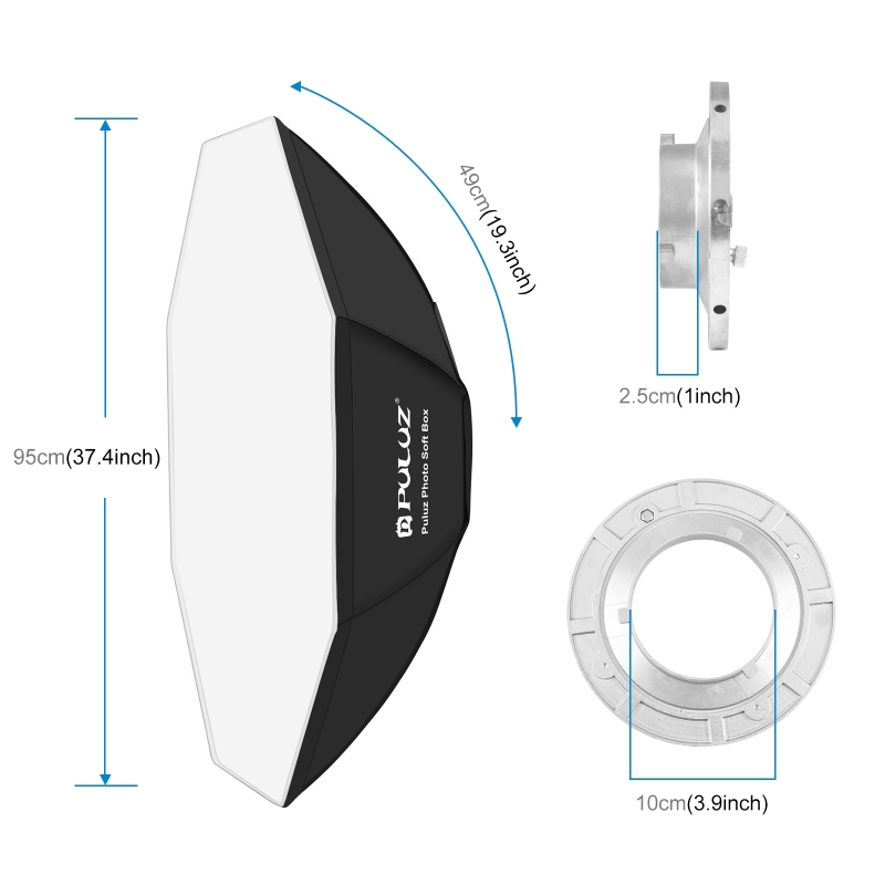 PULUZ 95cm Octagon Photography - Photography Lighting Mount recension och pris