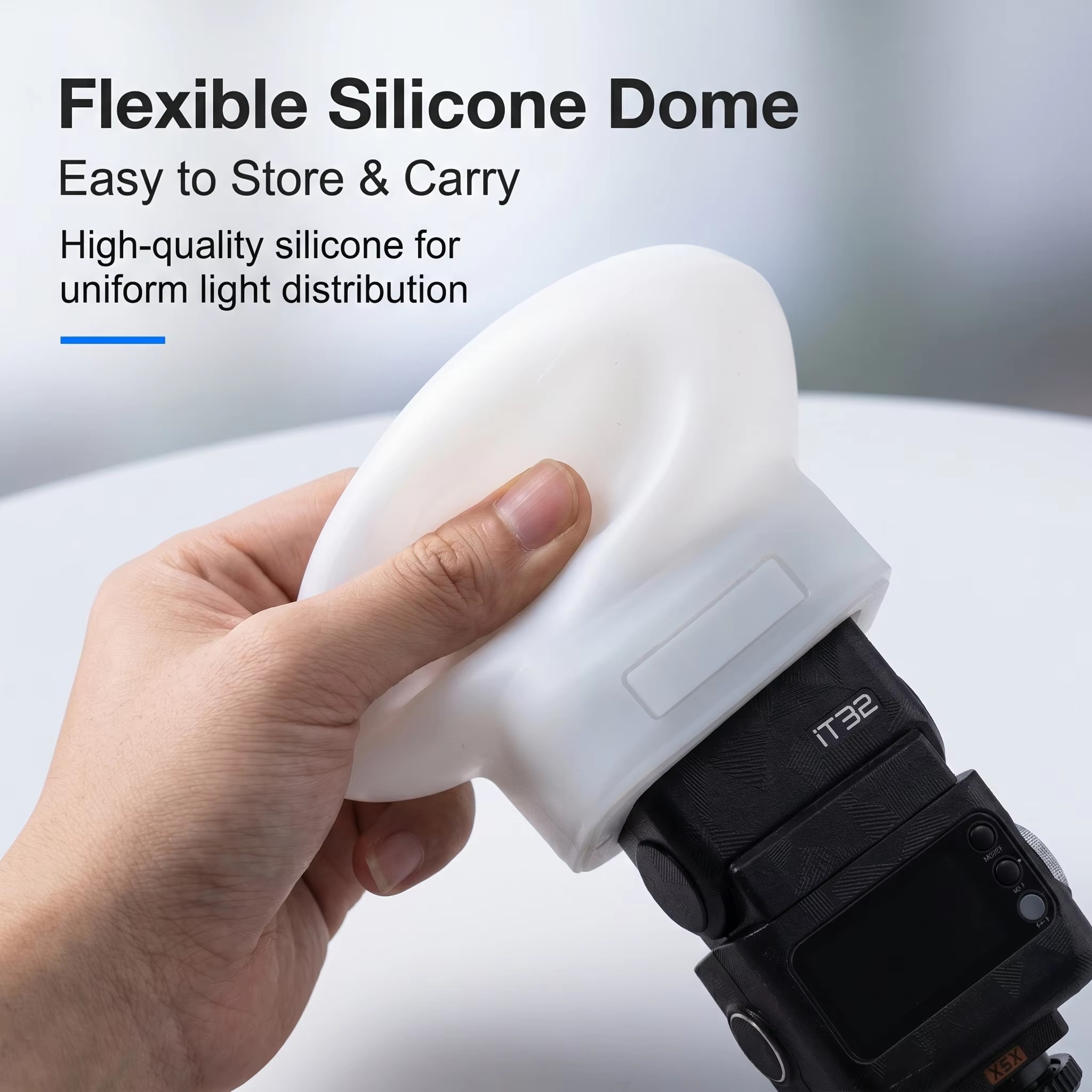 Silicone Flash Diffuser Cover  - Photography Lighting No Shadows recension och pris