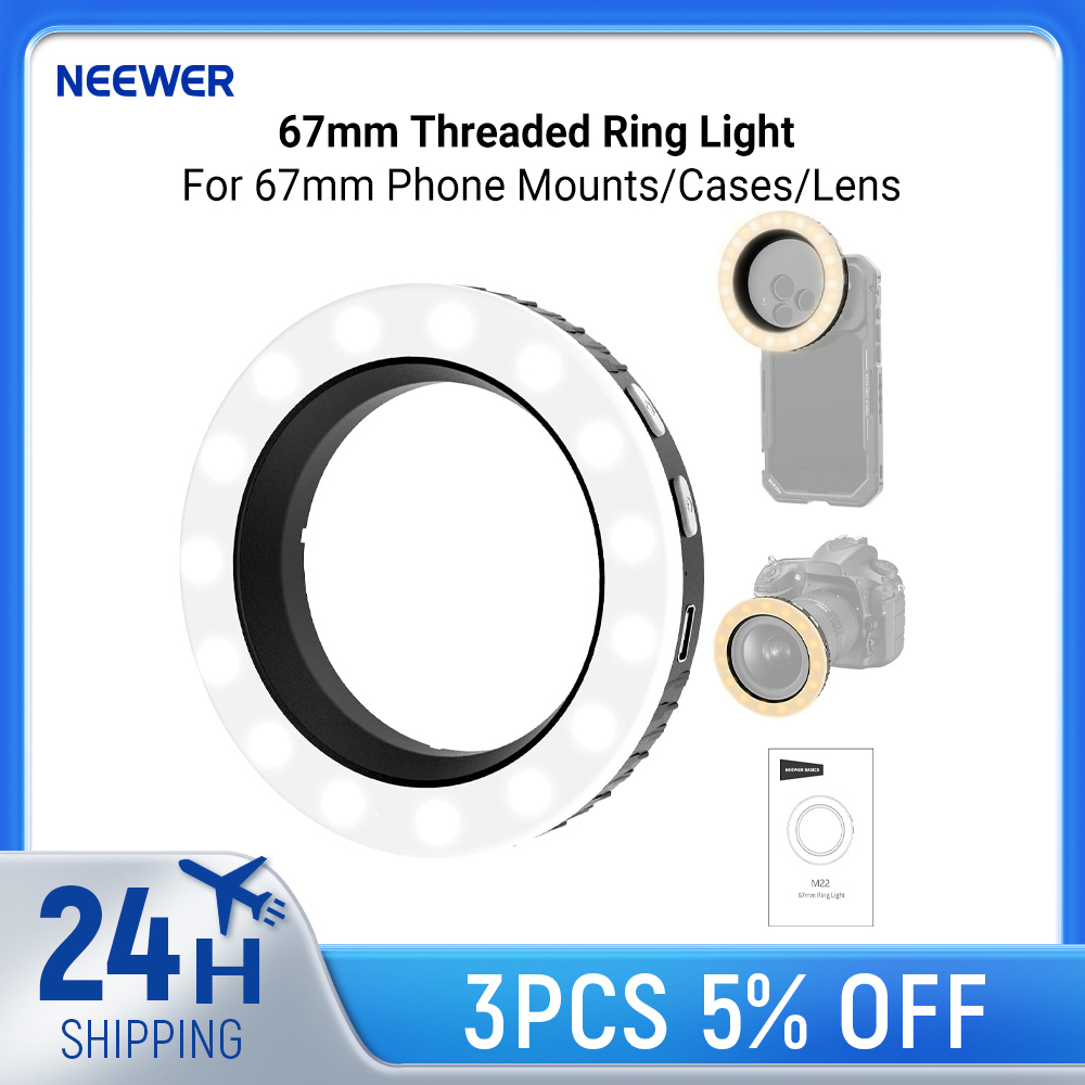 NEEWER Basics 67mm Threaded Ri - Photography Lighting Overhead recension och pris