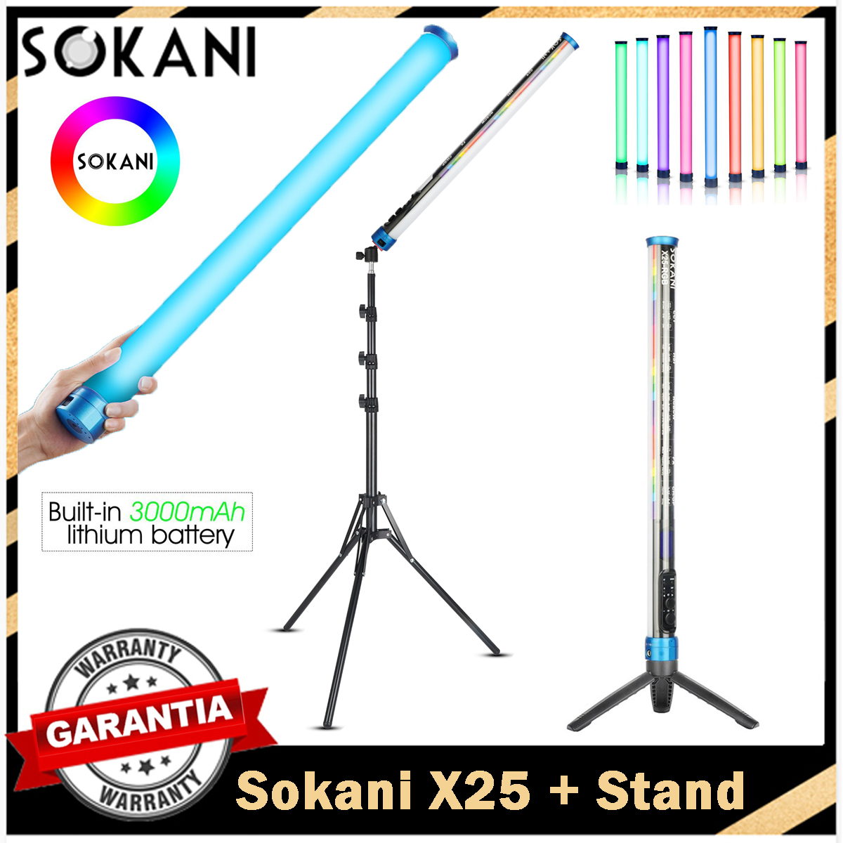 Sokani X25 RGB LED Video Light - Photography Lighting App recension och pris