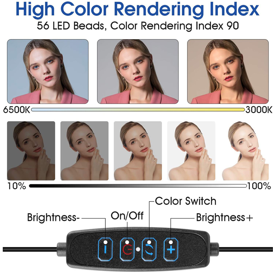 16cm Ring Light for Zoom Meeti - Stand Lighting Photography recension och pris