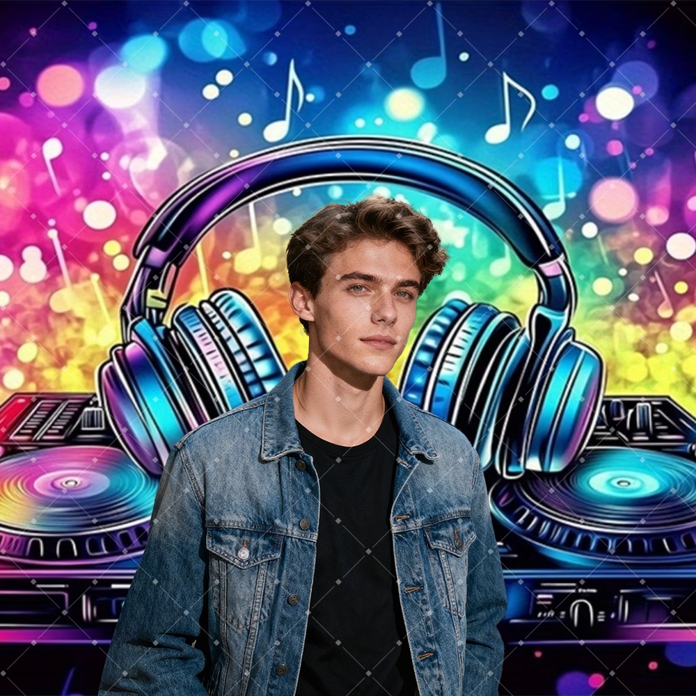 Hip Hop Music DJ Party Decorat - Photography Lighting For Products recension och pris
