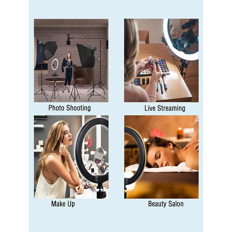 Desiontal 26cm Ring Light with - Photography Lighting Color recension och pris