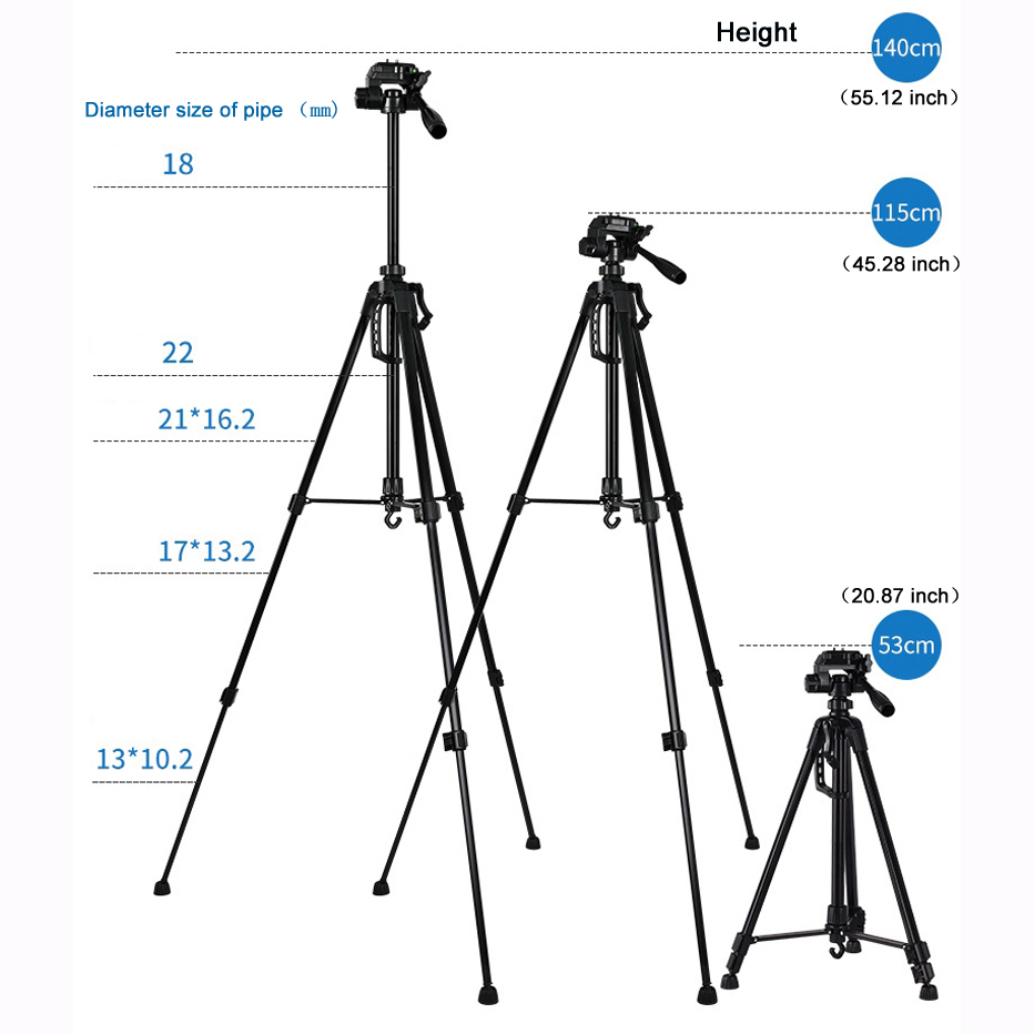 55inch Universal Tripod Stand  - Stand Lighting Photography recension och pris