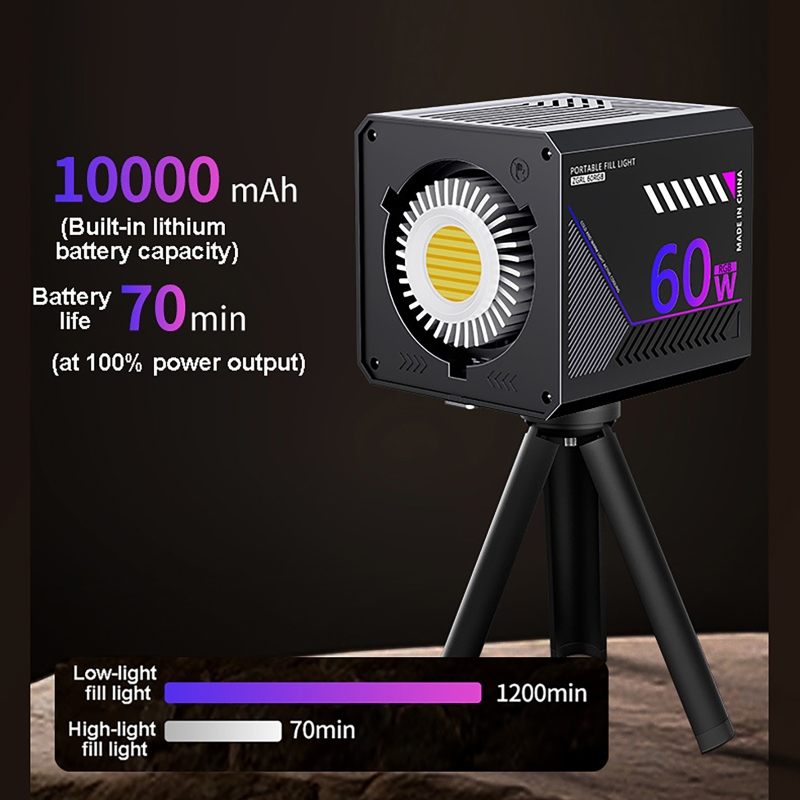 60W RGB Video Light Portable L - Photography Lighting For Products recension och pris