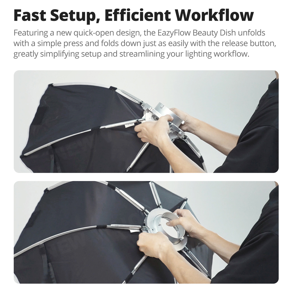 New Godox EazyFlow Beauty Dish - Photography Lighting Mount recension och pris