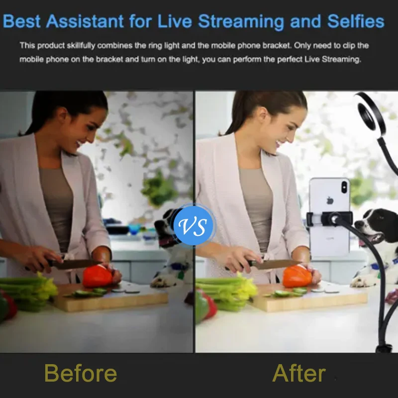 Universal Flexible Mobile Phon - Photography Lighting Overhead recension och pris