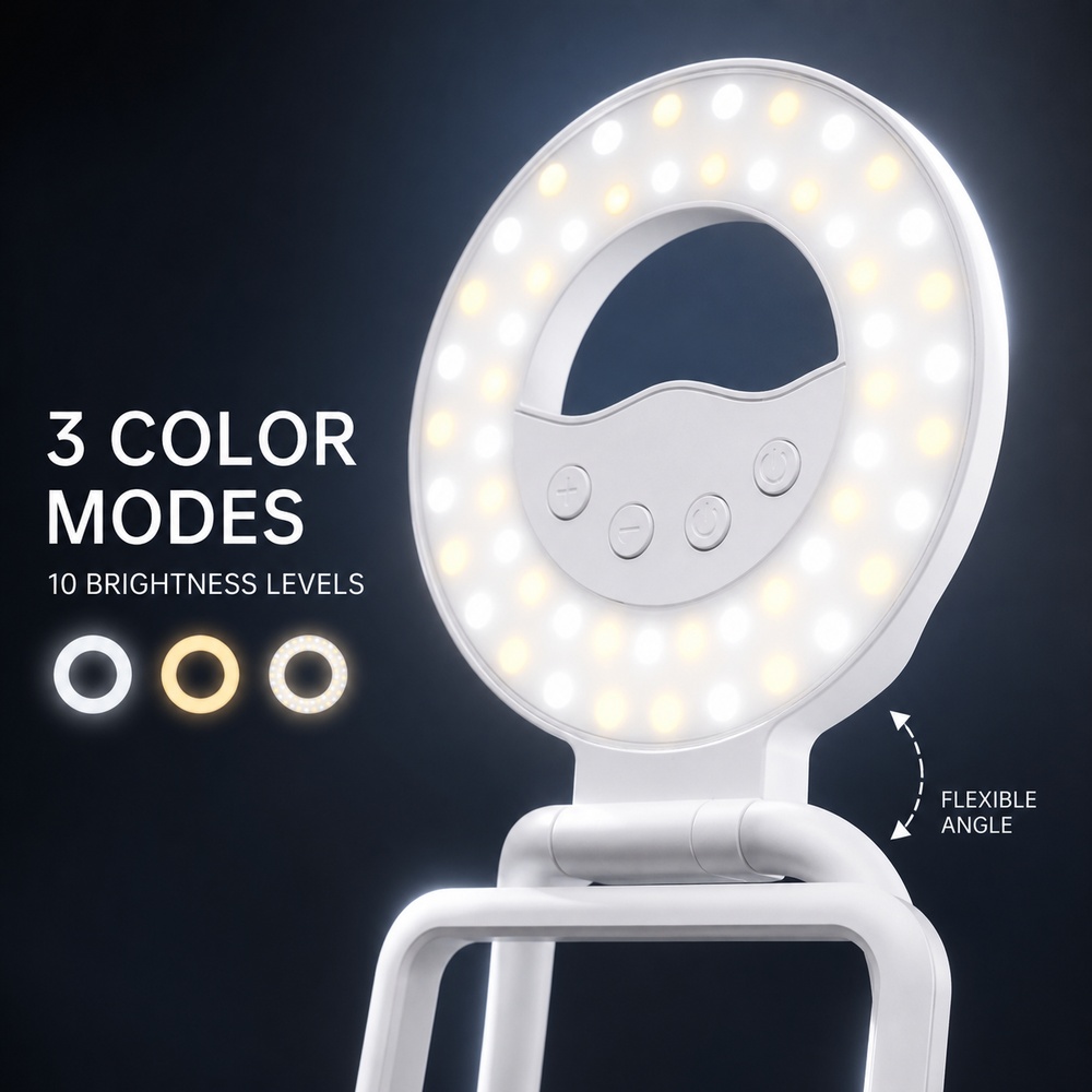 Foldable Magnetic Phone Fill L - Photography Lighting Color recension och pris
