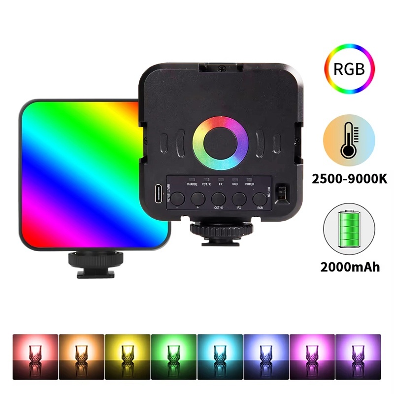 Portable Mini RGB Video Light  - Photography Lighting Mount recension och pris