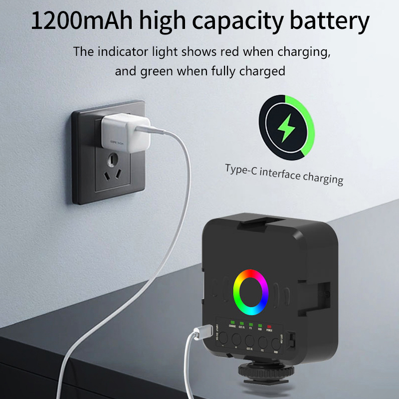 Portable Mini RGB Video Light  - Photography Lighting Mount recension och pris