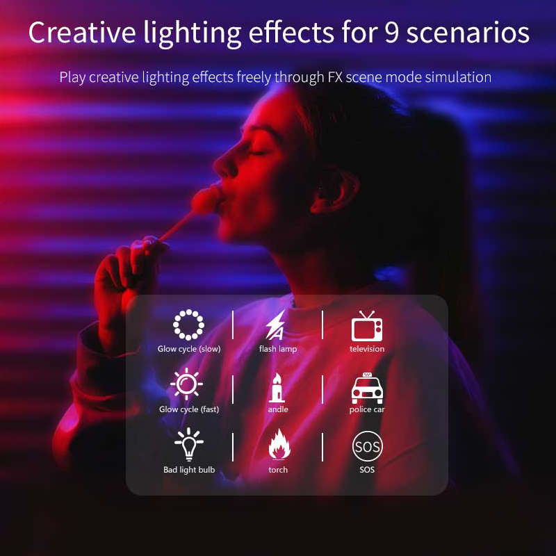 Portable Mini RGB Video Light  - Photography Lighting Mount recension och pris