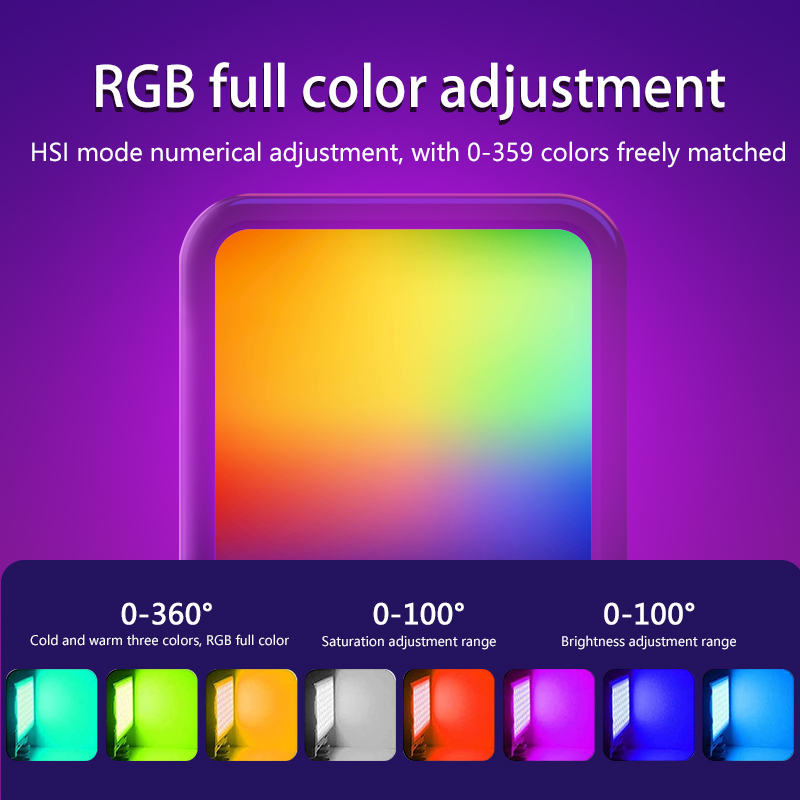 Portable Mini RGB Video Light  - Photography Lighting Mount recension och pris